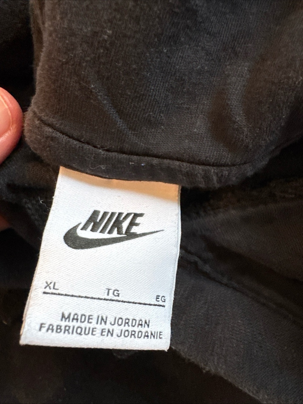 Nike Black Womens Pullover Hoodie size XL - Picture 2 of 4